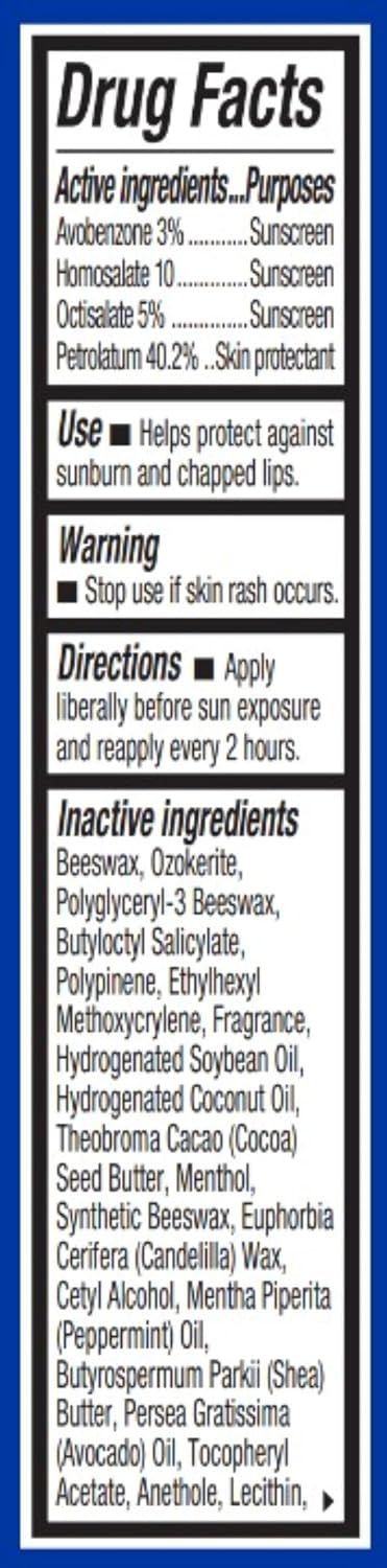 Jack Black Intense Therapy Lip Balm SPF 25, Natural Mint, 0.25 oz (7 g) x 3 - view 6