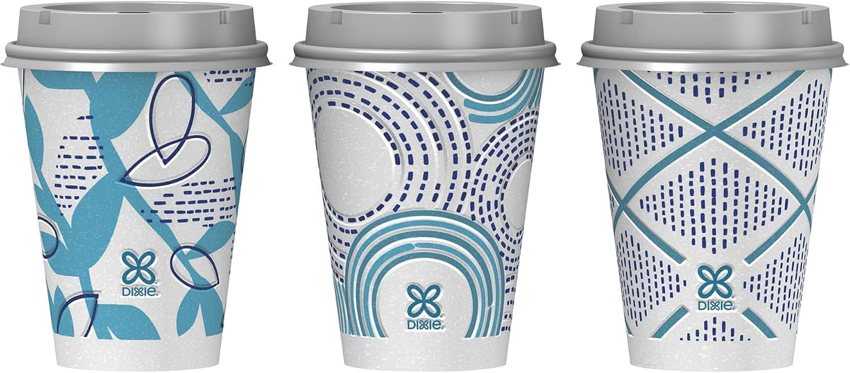 Dixie To Go Insulated Paper Coffee Cups with Lids, 12 oz (360 ml), 14 Count - view 3