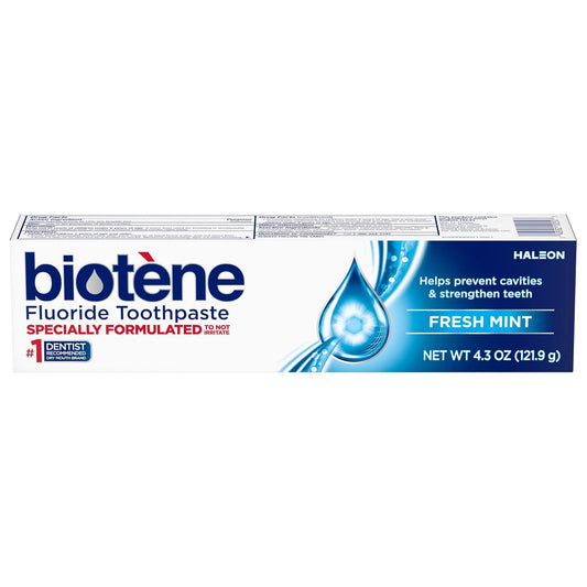 Biotene Fresh Mint Fluoride Toothpaste 4.3 oz