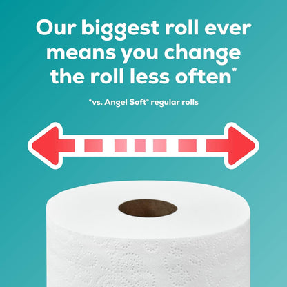 Angel Soft Toilet Paper, 24 Super Mega Rolls, 2-Ply - view 6