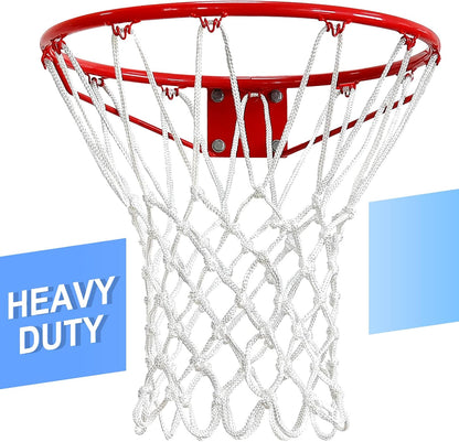 LAO XUE Heavy Duty Basketball Net, 12 Loops, Outdoor Replacement