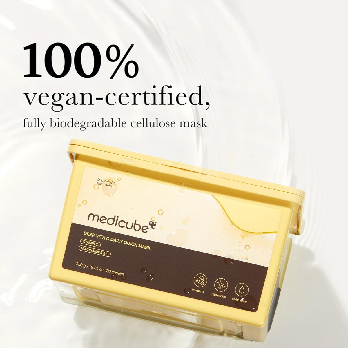 Medicube Deep Vita C Sheet Masks with Niacinamide, 30 Pack - view 4