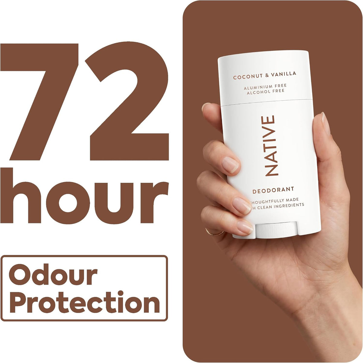 Native Coconut and Vanilla Deodorant Stick, 75 ml - view 3