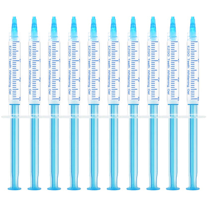 EZGO Teeth Whitening Gel Refill Syringes 22% Carbamide Peroxide 10 x 3ml