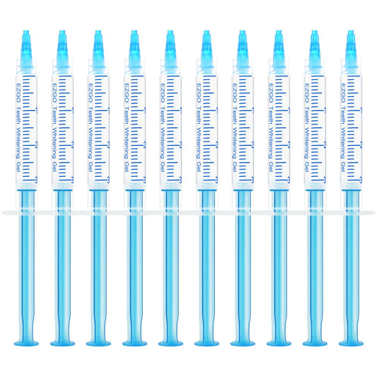 EZGO Teeth Whitening Gel Refill Syringes 22% Carbamide Peroxide 10 x 3ml
