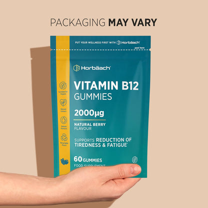 Horbäach Vitamin B12 Gummies 2000mcg - 60 Count - view 6