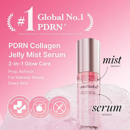 Medicube Jelly Mist Serum with Pink PDRN Collagen, 100 ml - view 2