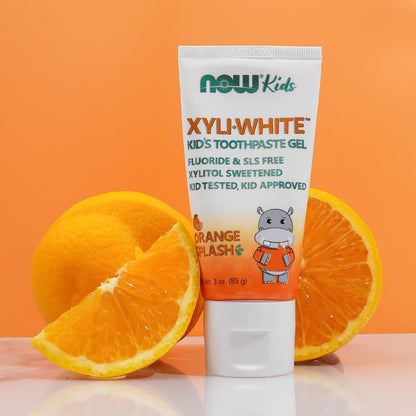 NOW Kids Xyliwhite Orange Splash Toothpaste Gel 85 g (3 oz) - view 4