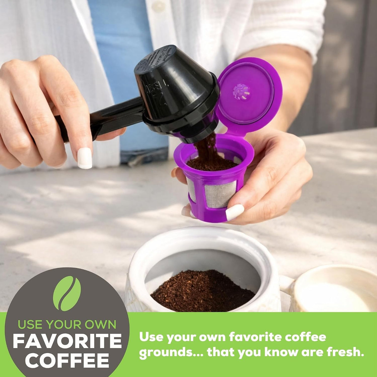 Perfect Pod Café Save Reusable Coffee Pod Filter Cups, Pack of 4 - view 2