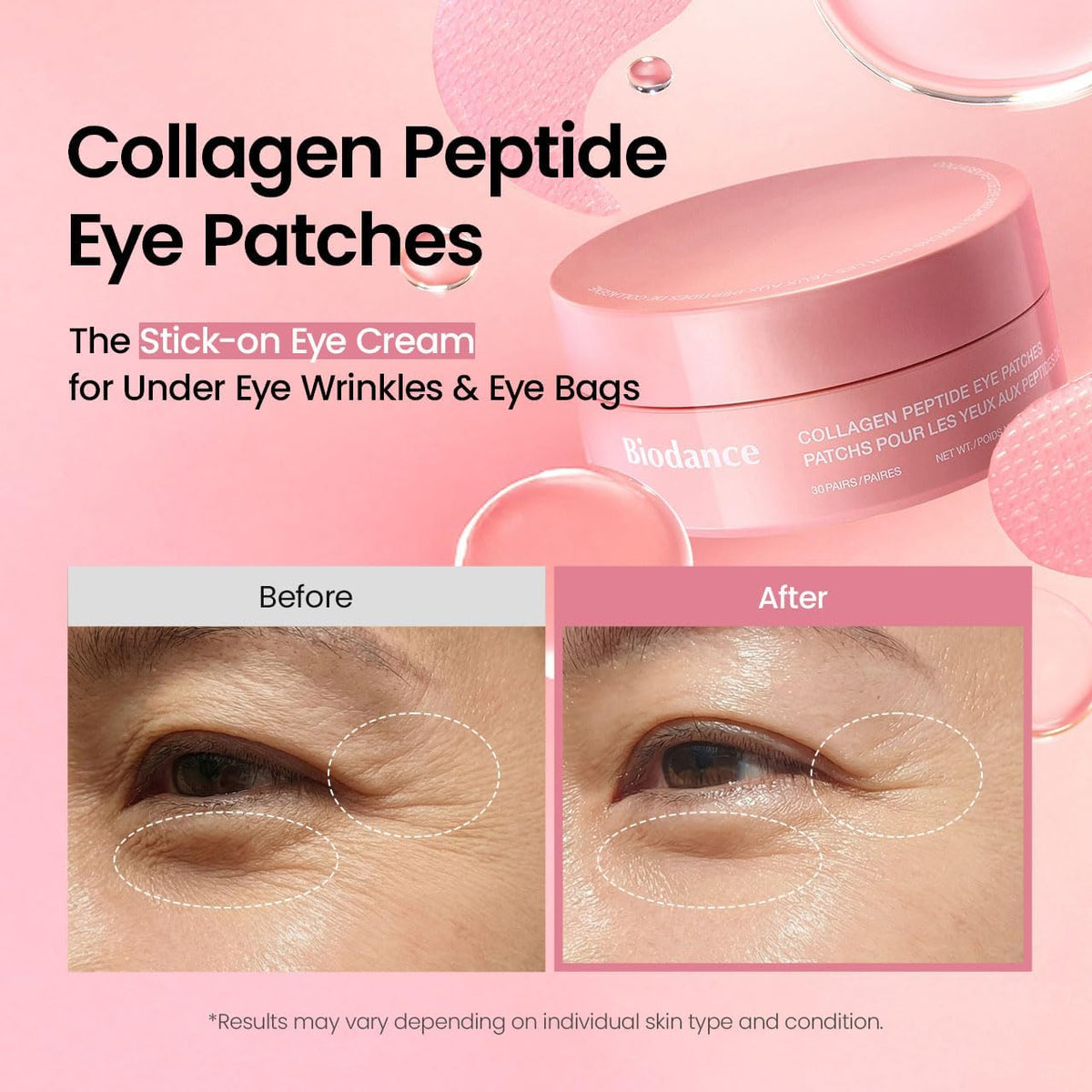BIODANCE Collagen Peptide Hydrogel Under Eye Patches 60 Count - view 2