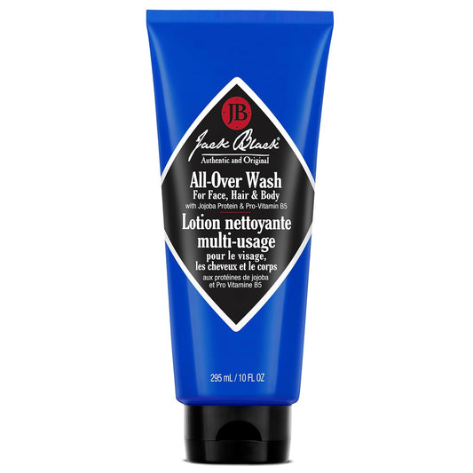 Jack Black All Over Wash Face, Body & Hair Cleanser, 10 Fl Oz (300 ml)