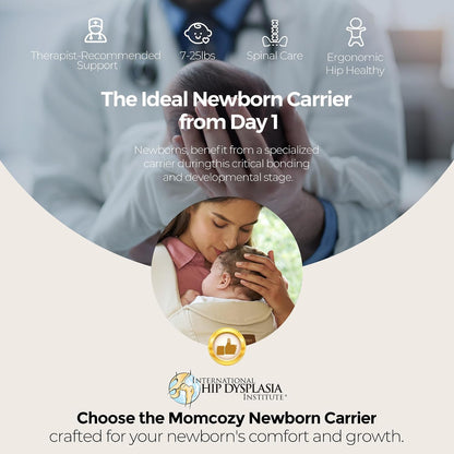 Momcozy WeeSnug Newborn Baby Carrier, 7-25 lbs - view 2