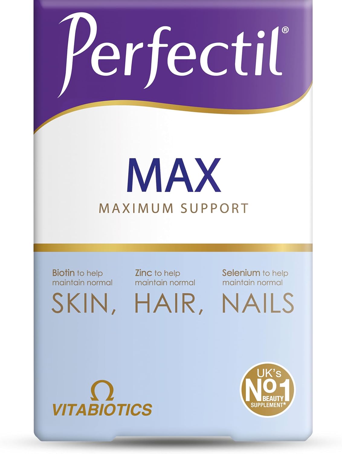Vitabiotics Perfectil Max Skin, Hair & Nails Supplement 84 Count
