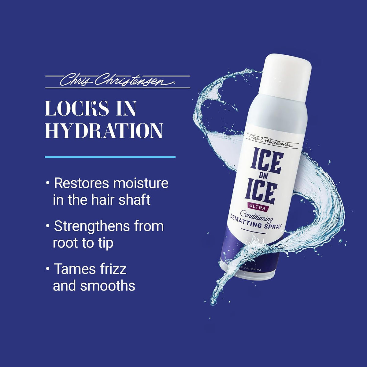 Chris Christensen Ice on Ice Ultra Conditioning Dematting Spray 390ml - view 5