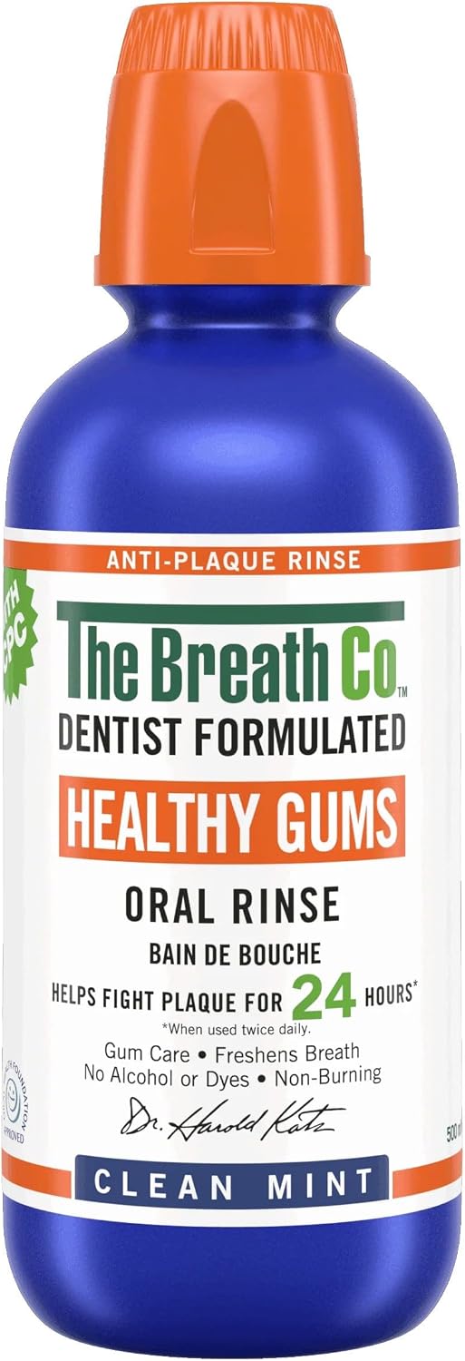 TheraBreath Healthy Gums Oral Rinse, Clean Mint, 16 fl oz (473 ml)