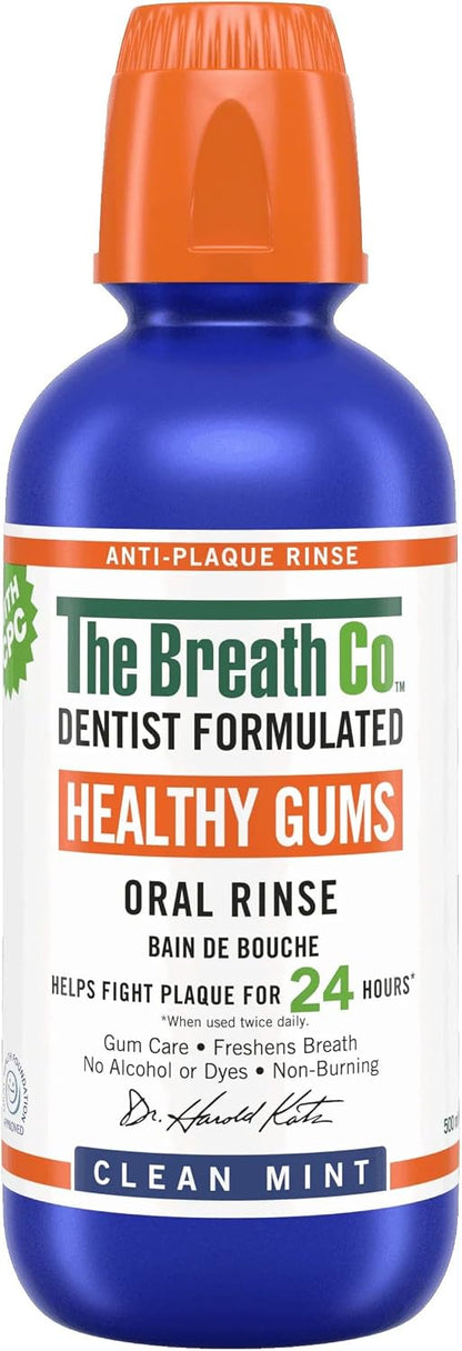 TheraBreath Healthy Gums Oral Rinse, Clean Mint, 16 fl oz (473 ml)