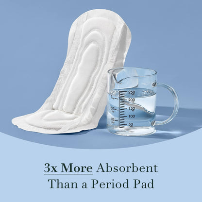 Rael Organic Cotton Cover Incontinence Pads for Women, Ultimate, 20 Count - view 6