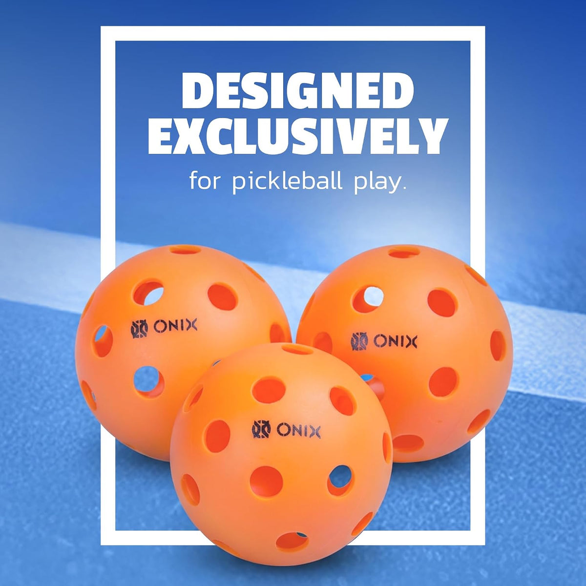 Onix Recruit Indoor Pickleball Balls, Pack of 3 - view 6