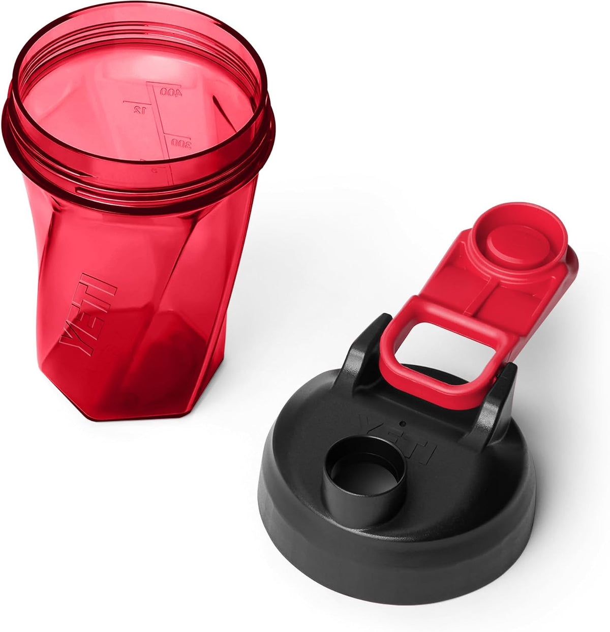 YETI Yonder 591 ml (20 oz) Leakproof Shaker Bottle in Rescue Red — alternate product view