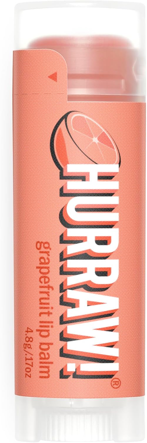 Hurraw! Grapefruit Lip Balm, 4.8 g