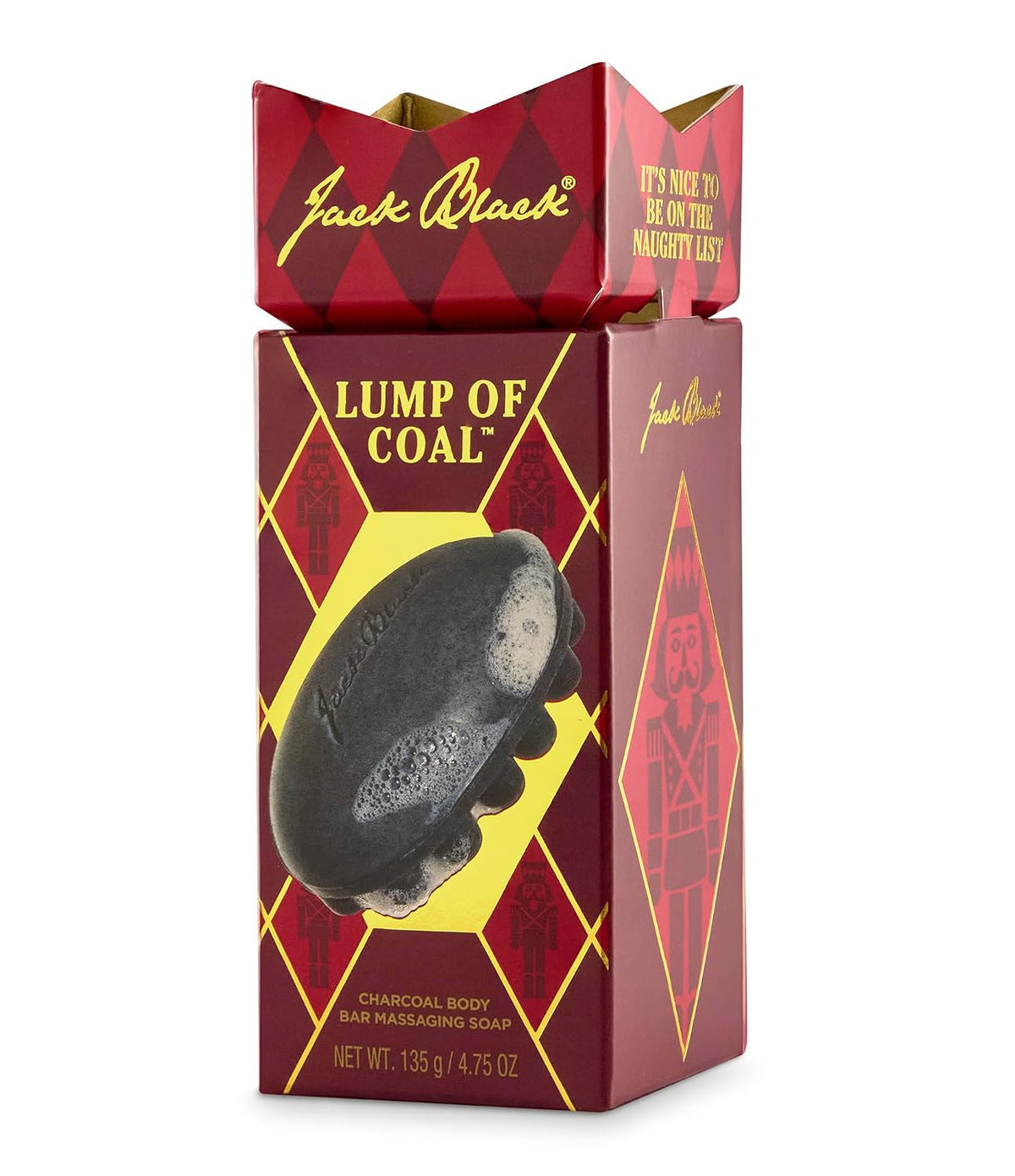Jack Black Holiday Lump of Coal Charcoal Body Bar Massaging Soap Set - view 5