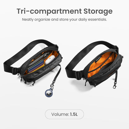 tomtoc 1.5L Sling Bag with RFID Blocking - view 3