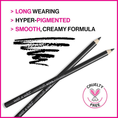 wet n wild Color Icon Kohl Eyeliner Pencil, Baby's Got Black - view 3