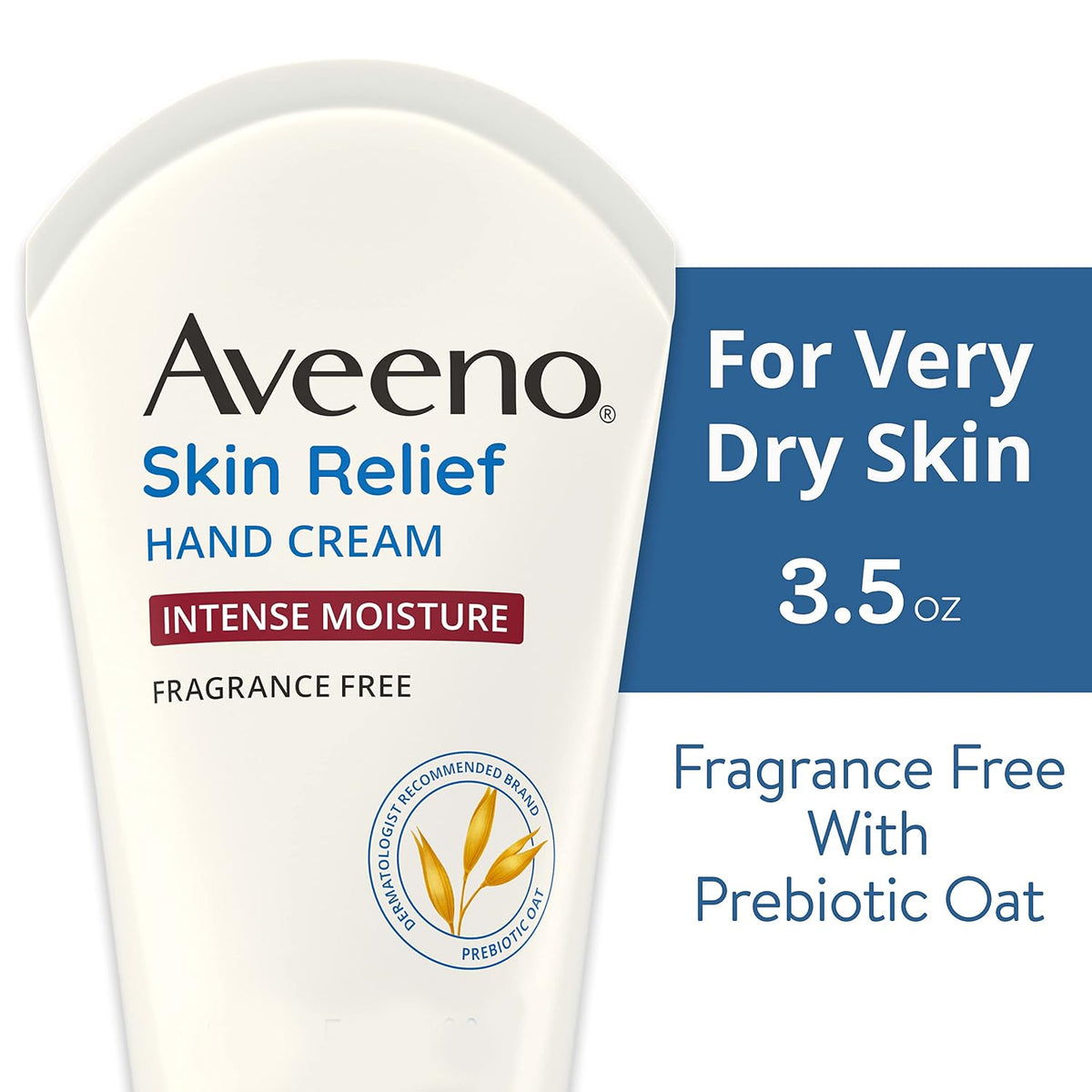 Aveeno Skin Relief Intense Moisture Hand Cream, Fragrance-Free, 3.5 oz - view 2