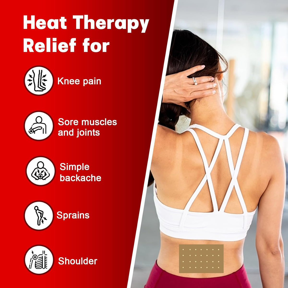 WILD+ Herbal Self-Heating Patches for Back, Neck and Shoulders, 24 Count - view 5