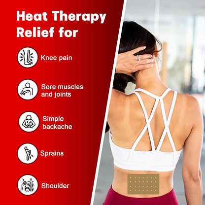 WILD+ Herbal Self-Heating Patches for Back, Neck and Shoulders, 24 Count - view 5