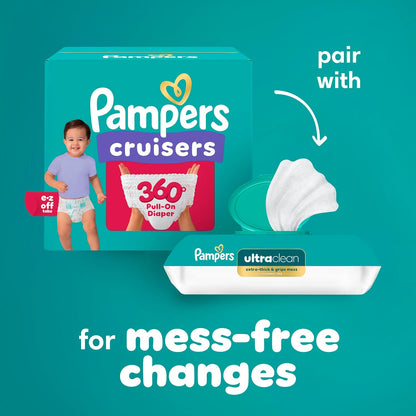 Pampers Cruisers 360 Pull-On Nappies Size 7, 70 Count - view 5