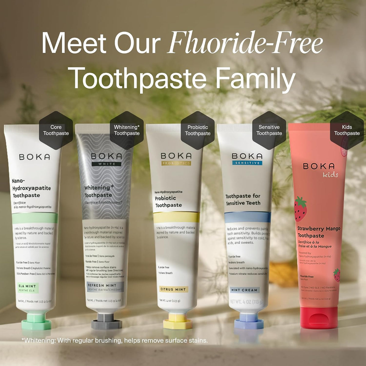 Boka Fluoride-Free Nano Hydroxyapatite Toothpaste Ela Mint - view 6