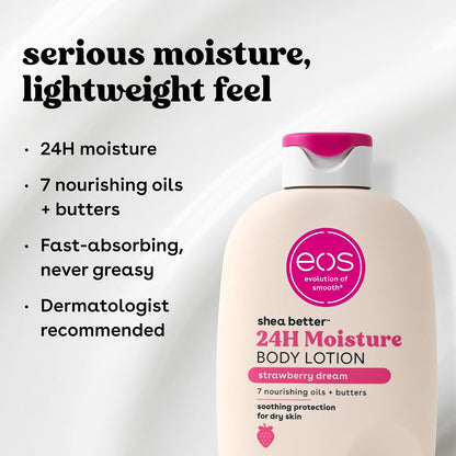 eos Shea Better Body Lotion, Strawberry Dream, 16 fl oz - view 5