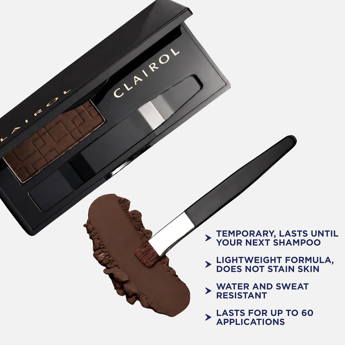 Clairol Root Touch-Up Temporary Concealing Powder, Dark Brown (0.07 oz) - view 4