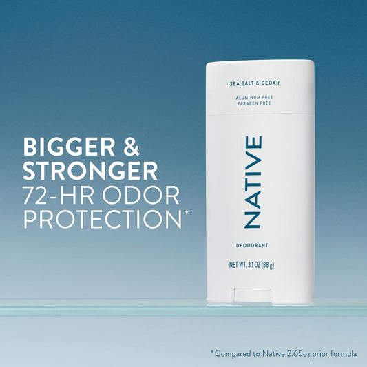 Native Aluminium-Free Deodorant, Sea Salt & Cedar, 3.1 oz - view 2