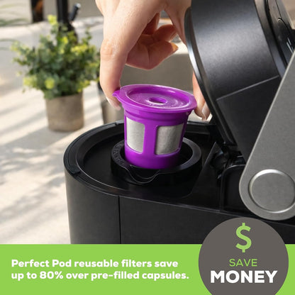 Perfect Pod Café Save Reusable Coffee Pod Filter Cups, Pack of 4 - view 3