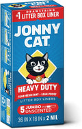 Jonny Cat Jumbo Litter Box Liners, Heavy Duty, 5 Count