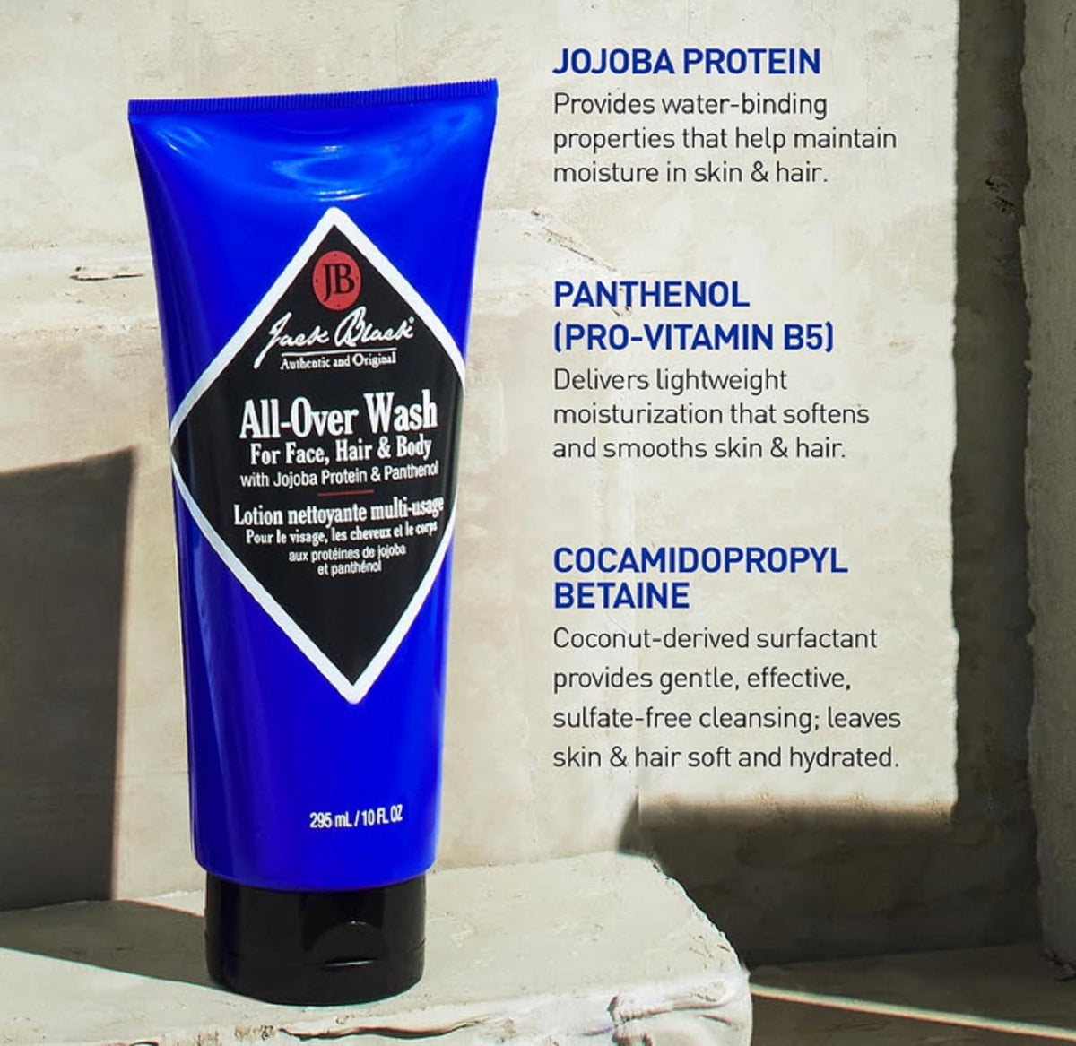 Jack Black All Over Wash Face, Body & Hair Cleanser, 3 x 90 ml - view 5