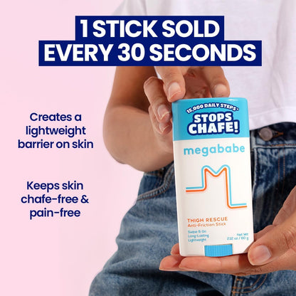 Megababe Thigh Rescue Anti-Chafe Stick, 2.12 oz - view 5
