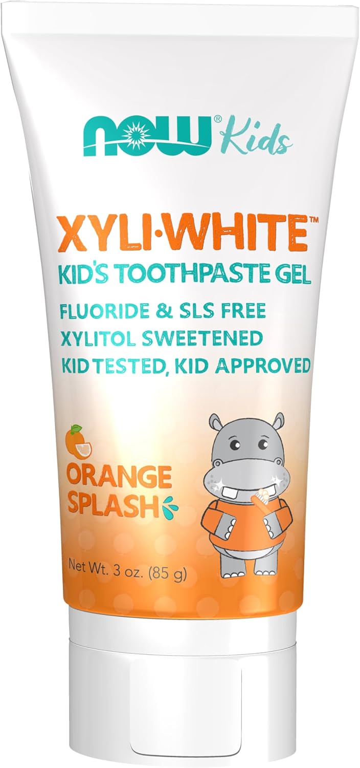 NOW Kids Xyliwhite Orange Splash Toothpaste Gel 85 g (3 oz)