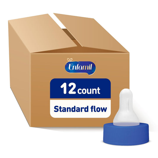 Enfamil Standard-Flow Soft Teats for Full-Term Infants, 12 Count