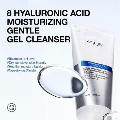 Anua Moisturizing Gentle Gel Cleanser 150ml - view 2