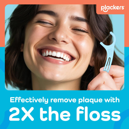 Plackers Twin-Line Advance Cleaning Dental Floss Picks - view 4