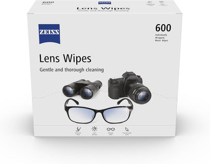 ZEISS Lens Wipes, Individually Wrapped, 600 Count