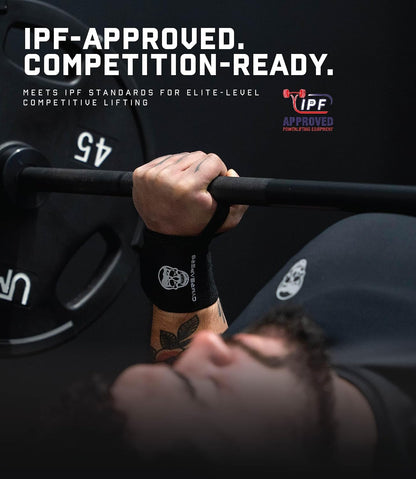 Gymreapers Weightlifting Wrist Wraps 18 Inch, Black - view 4