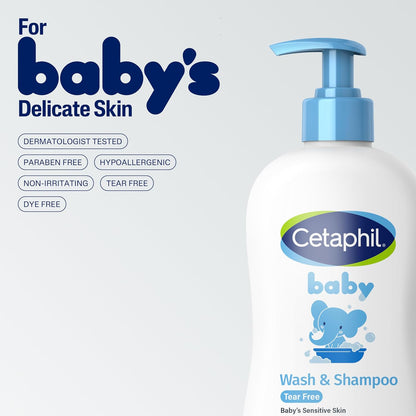 Cetaphil Baby Wash & Shampoo with Organic Calendula 13.5 fl oz - view 6