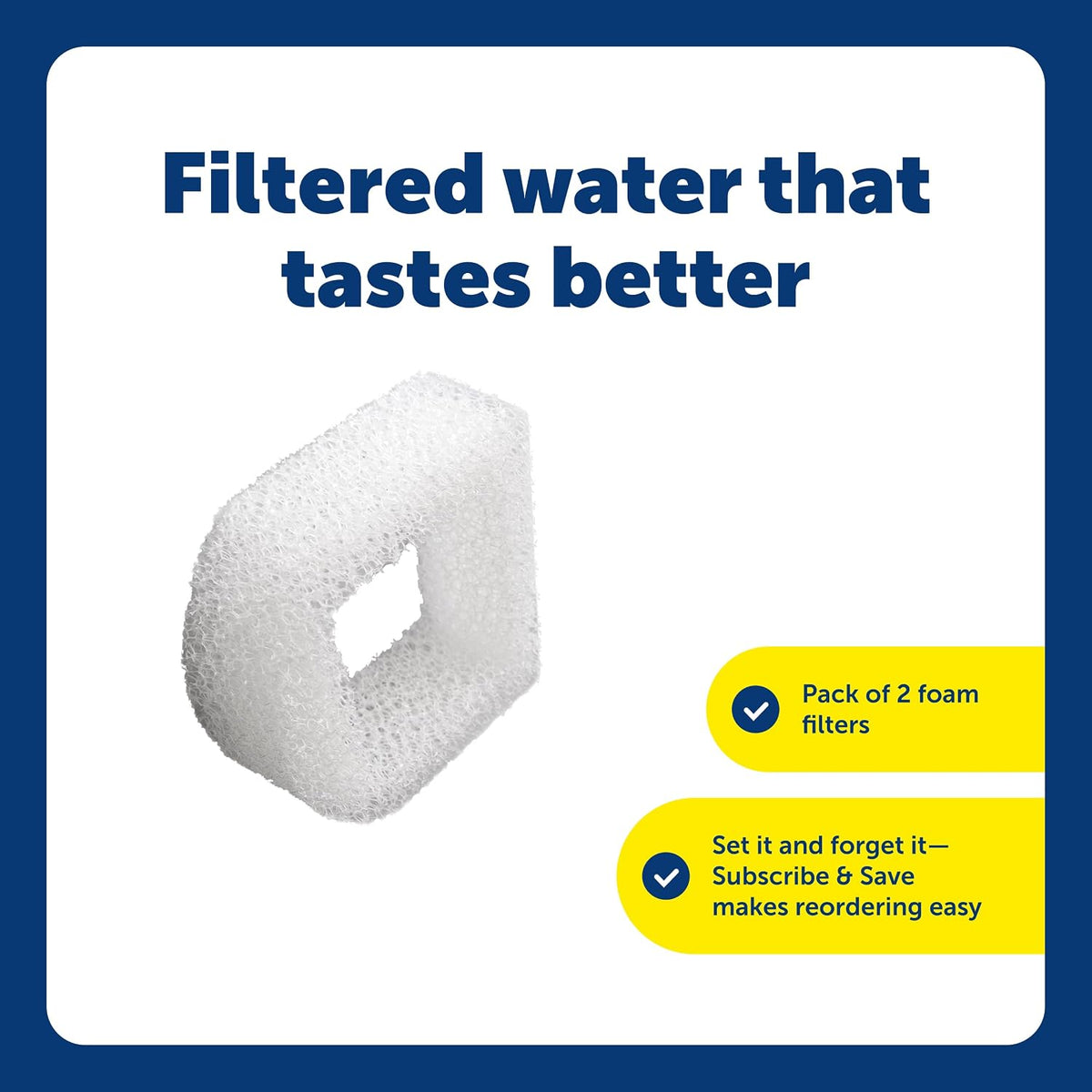 PetSafe Drinkwell Replacement Foam Filters, 2 Pack - view 3
