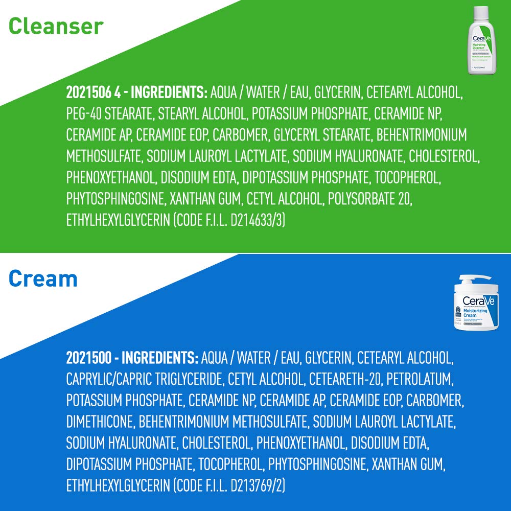 CeraVe Moisturising Cream 16 oz and Hydrating Facial Cleanser Set - view 5