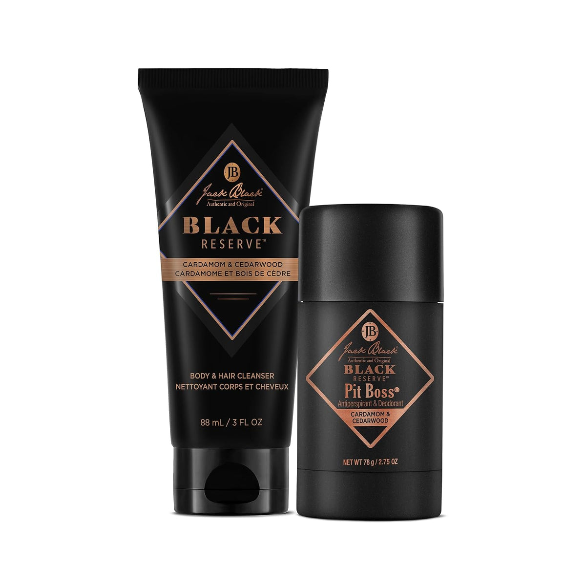 Jack Black Black Reserve Body and Hair Cleanser and Pit Boss Set - view 3