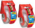 Scotch Heavy Duty Packaging Tape - Clear, 5.1 cm x 20.3 m (2 in x 800 in), Pack of 2